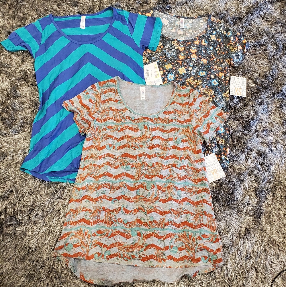 NWT Bundle of 3 LuLaRoe Shirts size XS